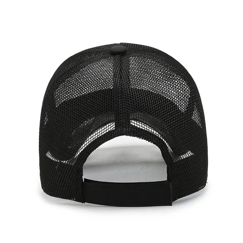 Quick Dry Outdoor Sports Adjustable Fashion Full Mesh Hats Baseball Cap Sun Protection Caps Summer Sunscreen Hats