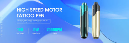 ROCKET D3 Drive Direct Rotary Tattoo Machine - Powerful Motor Rotary Tattoo Gun for Professional Use
