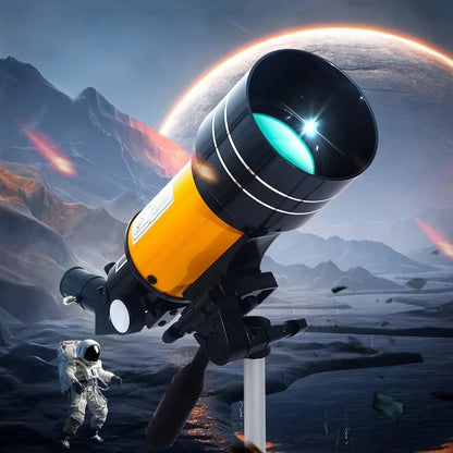 150x zoom HD night vision F30070 high power professional astronomical telescope to observe the moon with low tripod