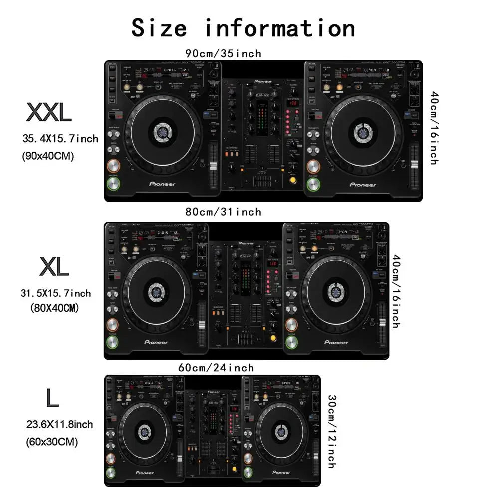 DJ controller Mouse Pad  Computer New XXL MousePads Keyboard Mouse Mat Gamer Soft Office Carpet Table Mats Long Mouse Pad