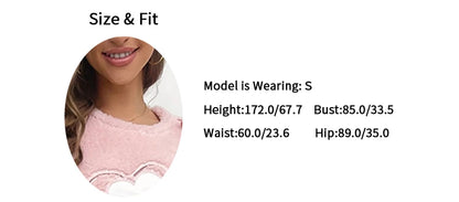 Women Nightgown Nightdress Winter Plush Sleepwear Dress Soft Comfort Long Sleeve Pajama Thicken Flannel Nightwear Home Clothing