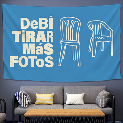 singer Bad b-Bunny DeBi TiRAR MaS FOToS d-dtmf flag Room Dorm Camping Party Art Style Garage Bar wall Picnic Decoration Banner