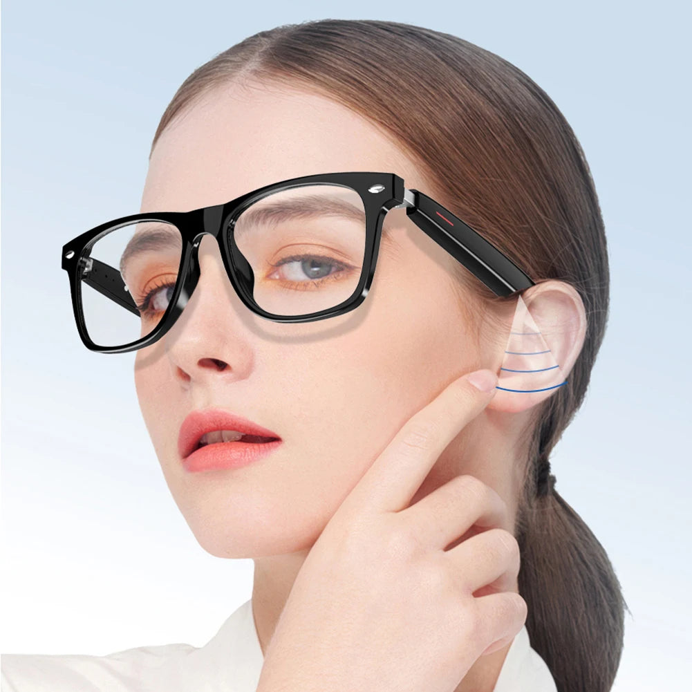 4K HD AI Smart Glasses Chat GPT Bluetooth Call Music Headphones With Camera Recording Voice Assistant Sunglasses for Women Men