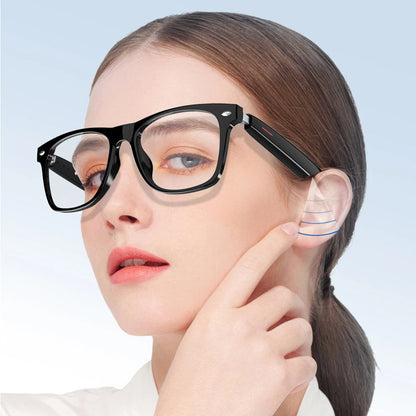 4K HD AI Smart Glasses Chat GPT Bluetooth Call Music Headphones With Camera Recording Voice Assistant Sunglasses for Women Men