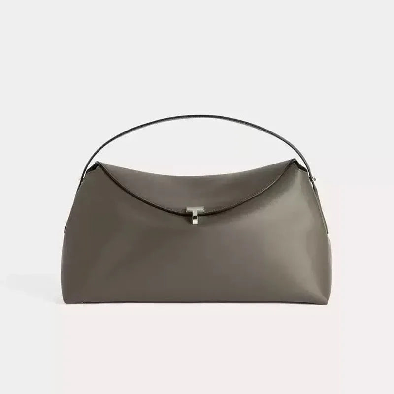 High Quality Messenger Bag 2025 New Large-capacity Fashion Light Luxury Niche Cowhide One-shoulder Commuter Female Bag