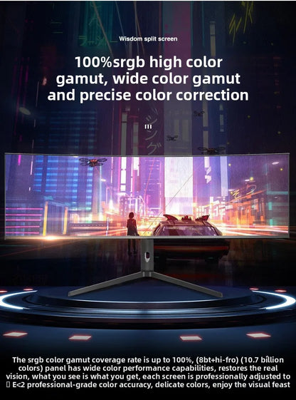 49 Inch Ultrawide Curved Monitor 5K, 32:9 IPS E-Sports Display, 4K 144Hz High Refresh Rate