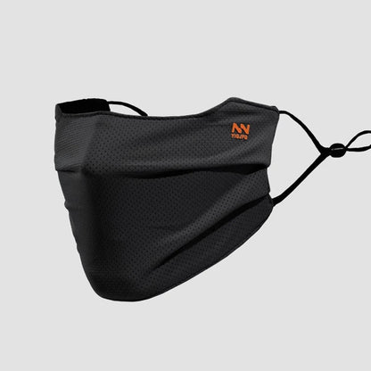Z. Sun Protection Face Mask For Men Reusable Breathable UV Face Shield Solid Color Washable Face Mask Summer Cycling Face Mask
