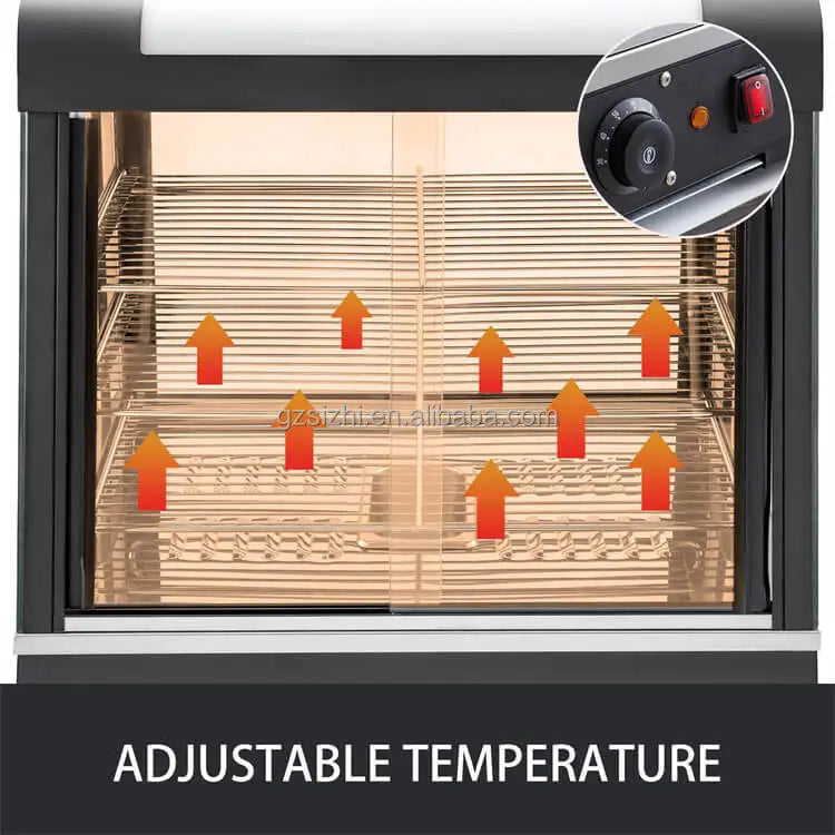 Industrial Commercial Countertop Pizza Hot Food Heating Display Warmer Cabinet Showcase Food Warmers