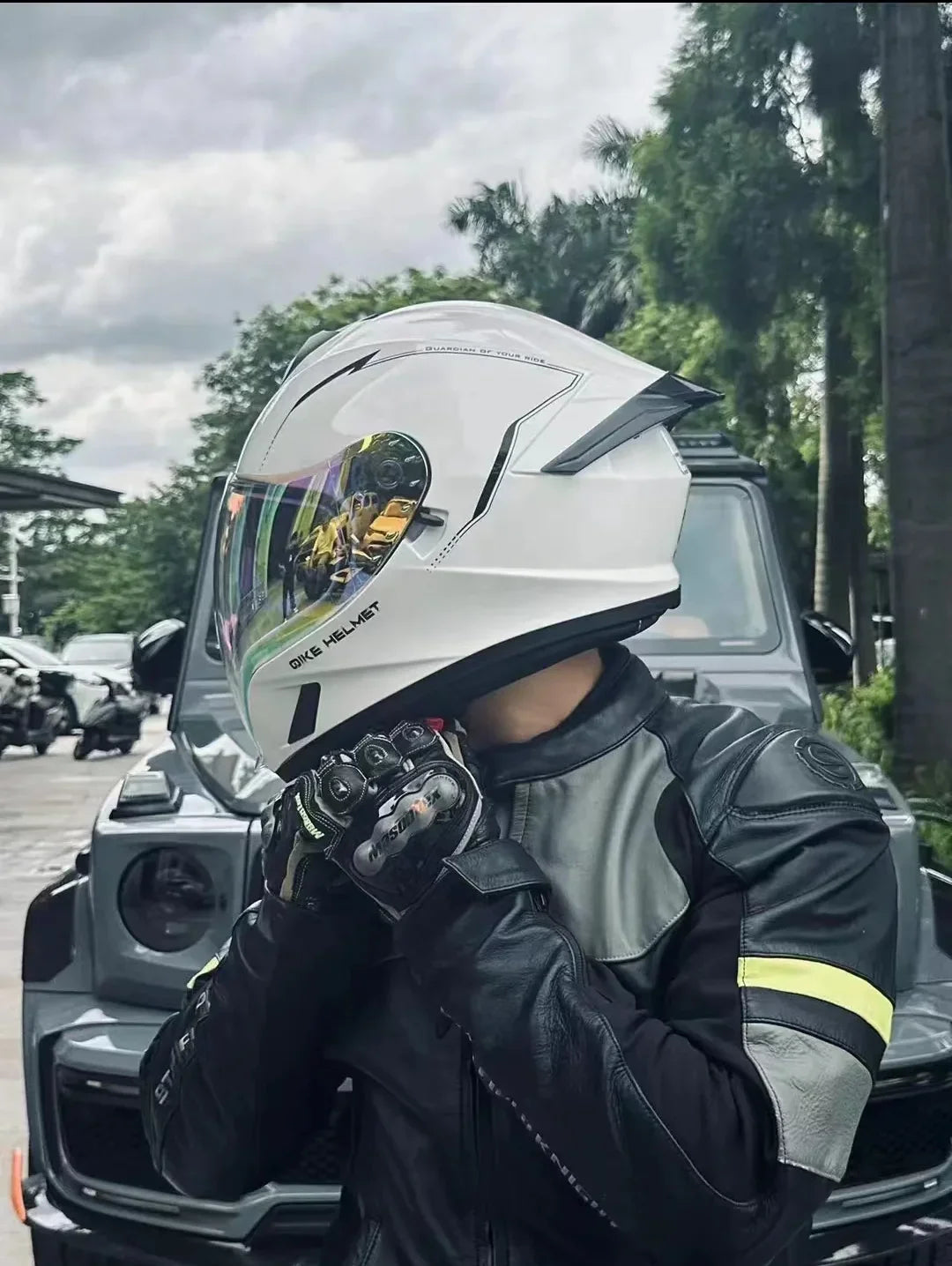 New Spider Motorcycle Helmet Full Face  Long Visor Racing Off-Road Helmet Double Lens Cascos Para Moto Capacete DOT Casco Moto