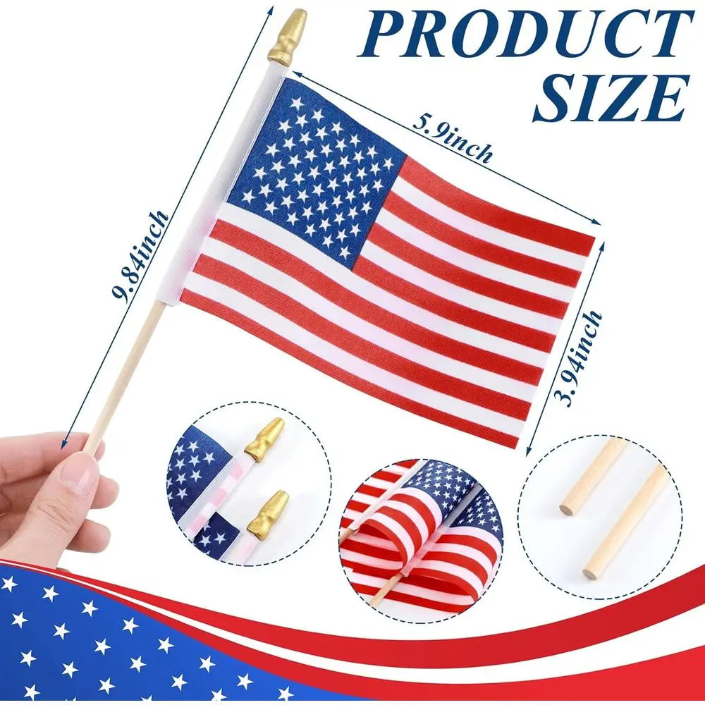 Patriotic Wreath Sashes with American Flags for 250th Anniversary July 4th Celebrations