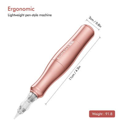 BIOMASER P90 Pro Wireless Rotary Rechargeable PMU Tattoo Machine Permanent Makeup Microblading Eyebrow Lip Eyeliner Tattoo Gun