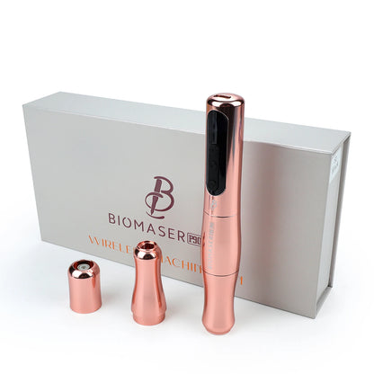 BIOMASER P90 Pro Wireless Rotary Rechargeable PMU Tattoo Machine Permanent Makeup Microblading Eyebrow Lip Eyeliner Tattoo Gun