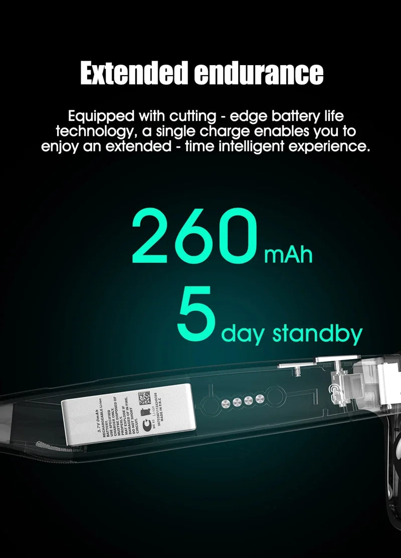 Lenovo 4k Hd Ai Smart Glasses Camera Wearable Mini Camera Bluetooth Call Voice Assistant Control Smart Sports Camera Glasses