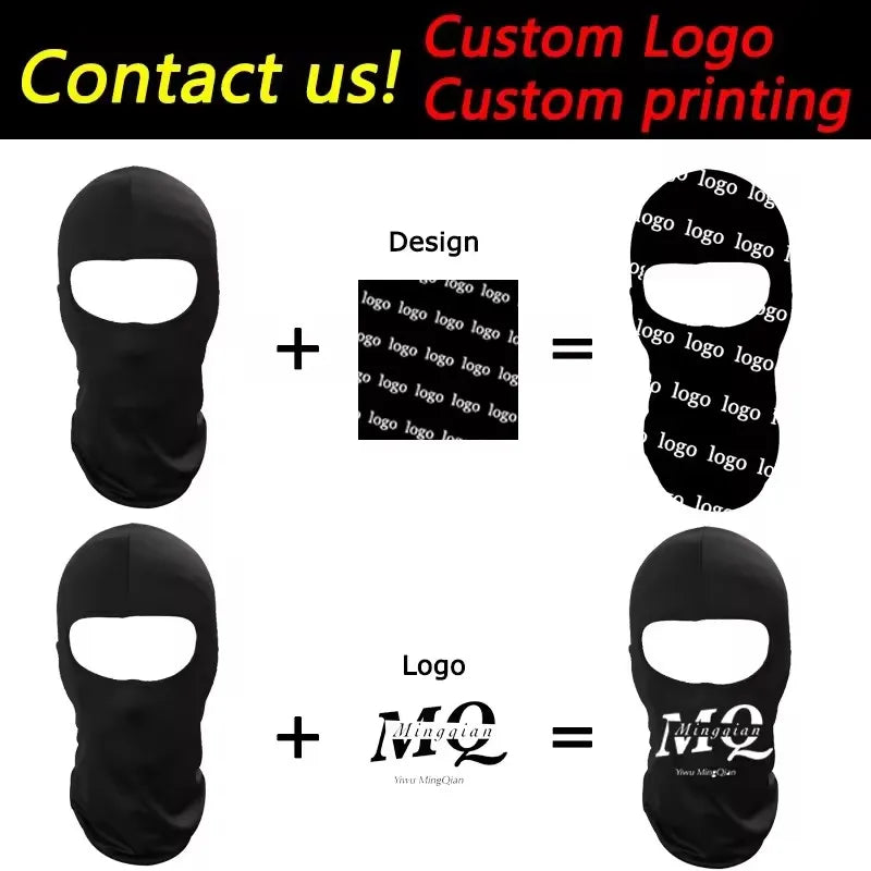 1Piece Israel Balaclava Ski Mask Motorcycle Face Shield Breathable Snood Protective Bandana Scarf Cycling Neck Gaiter Men Summer