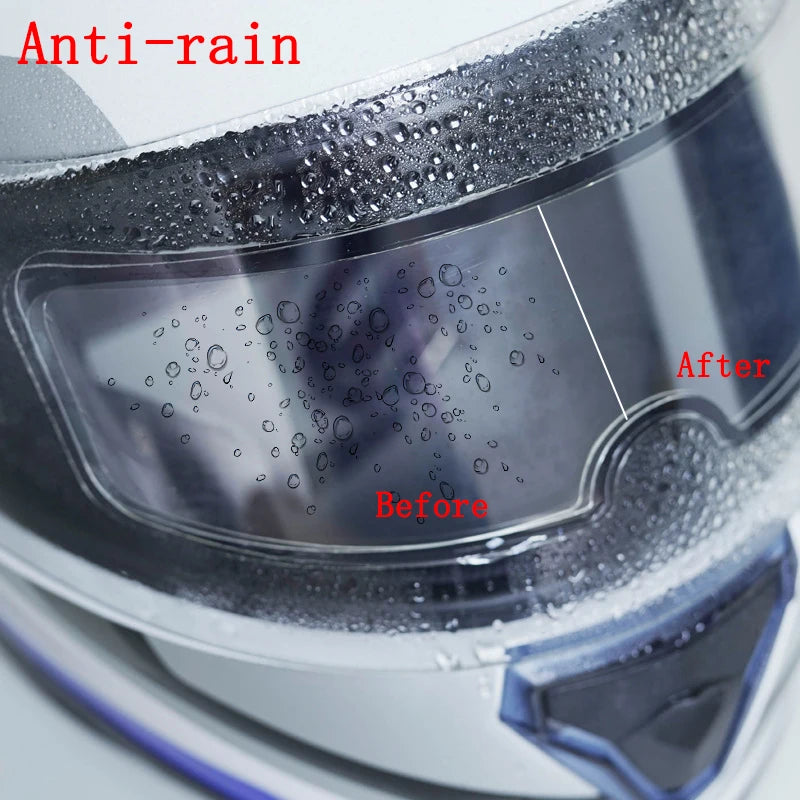 2pcs Motorcycle Helmet Rainproof Anti-fog Film Durable Nano For Kask Hjc Helmet Accessories For Motorcycle Helmet