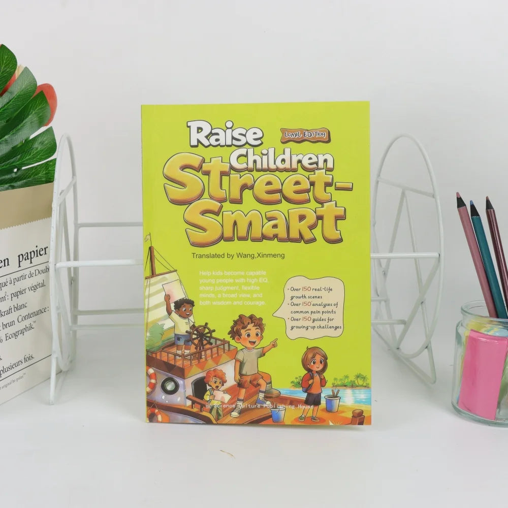 Children's EQ & Street-Smart Comic Book, 150+ Real-Life Scenario Guides, Easy-to-Use Practical Lessons