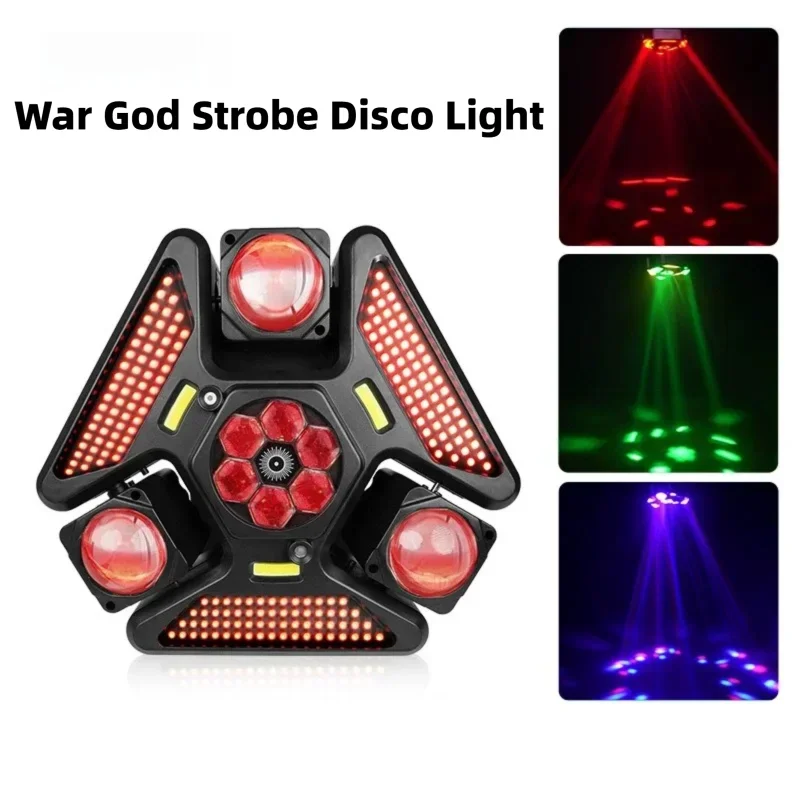 150W Moving Head Disco Lights for Parties Beam Strobe Light DJ Equipment RG Laser DMX/Remote Control/Auto Stage Effect DJ Set