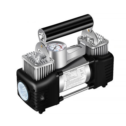 12V Portable Dual Cylinder Air Pump Heavy Duty Car Truck Air Compressor 150PSI Car Digital Tyre Inflator Tyre Inflatable Pump