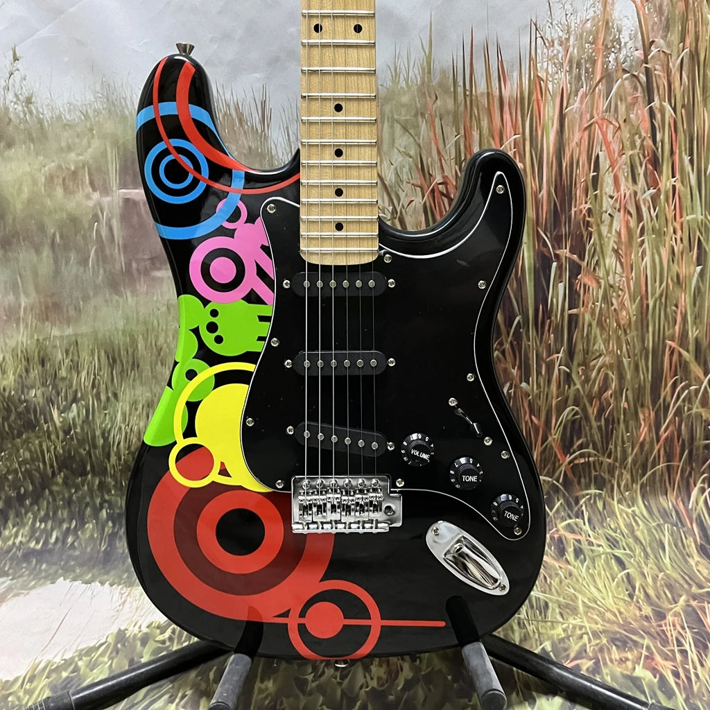 Vicers  Maple Fingerboard ST Electric Guitar 22frets 6-String Guitar Color Veneered Rock Guitar SSS Pickup Electric Guitar