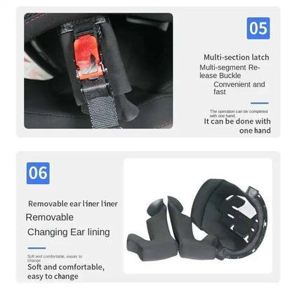 dual-lens Motocross helmet Professional racing dual lens safety helmet, off-road motorcycle full face protector, approved by DOT