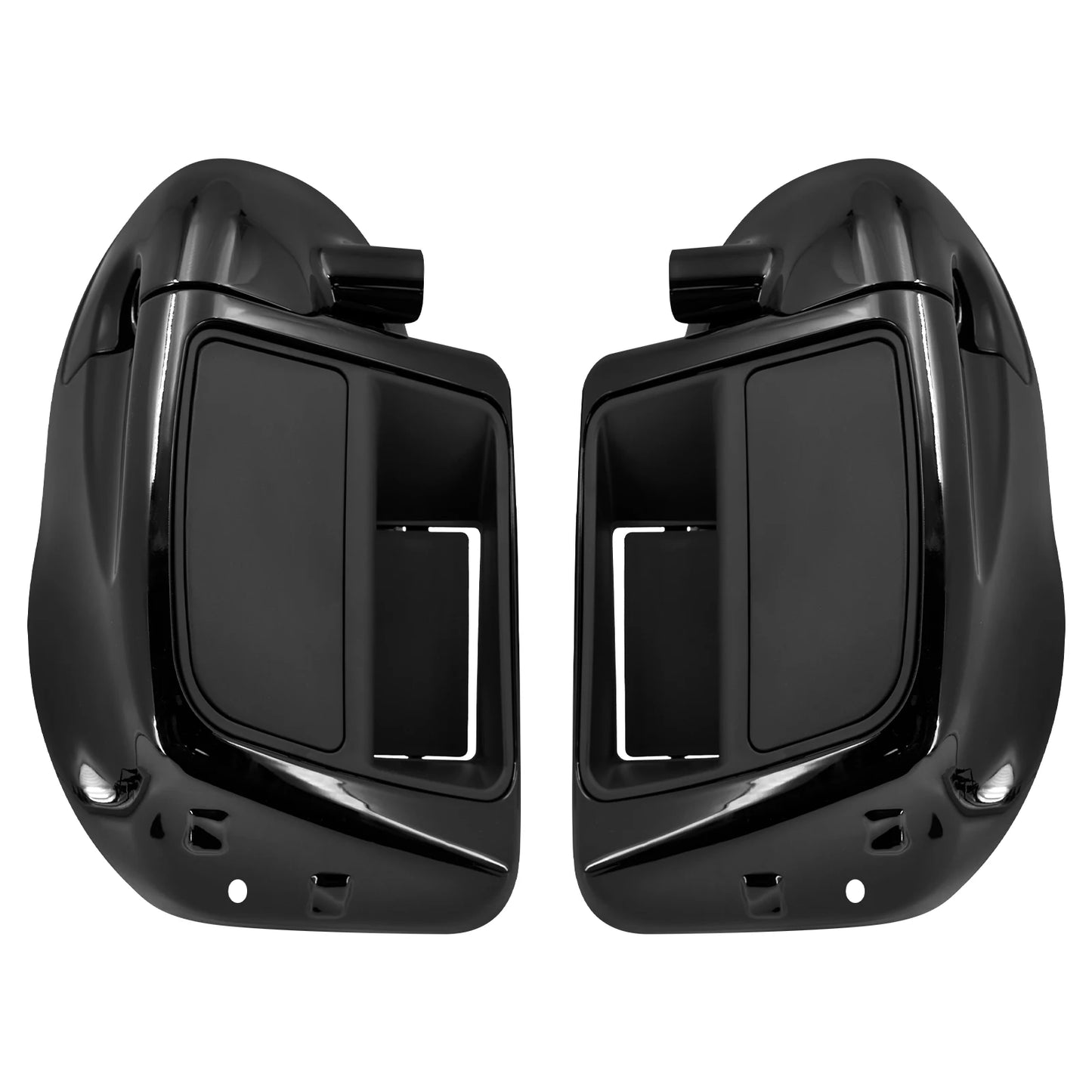 Lower Vented Leg Fairing Glove Box Motorcycle With LED Light For Harley Touring Road King FLHR Street Glide FLTRX FLHTK 2014-Up