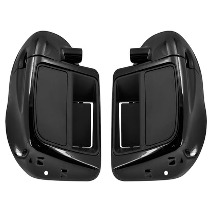 Lower Vented Leg Fairing Glove Box Motorcycle With LED Light For Harley Touring Road King FLHR Street Glide FLTRX FLHTK 2014-Up