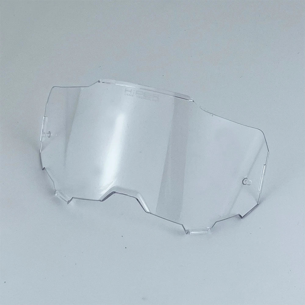Lens for 100 Men Women Motocross Goggles Helmet MX Moto Dirt Bike ATV Ski Outdoor Sports Glass Scooter Goggles Mask Cycling