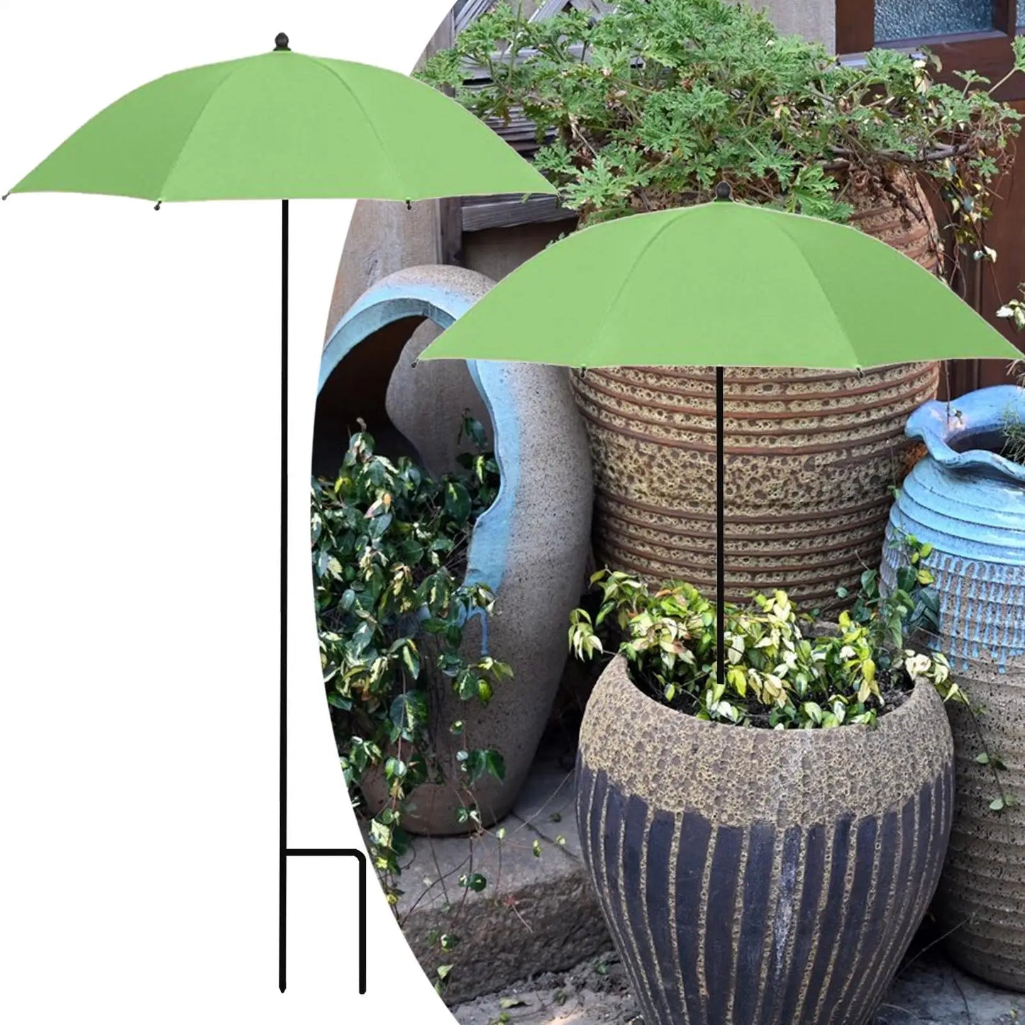 Small Patio Umbrella Adjustable Garden Shade Home Gardening Supplies For Hot Day Flowers Balcony Beach Lawn Care Supplies