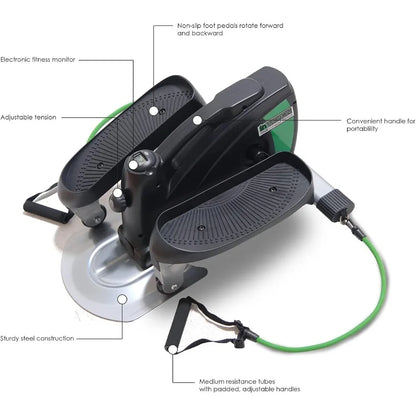 Inmotion Compact Strider Foot Exercise Machine - Under Desk Elliptical - Standing or Seated Elliptical Fitness Equipment