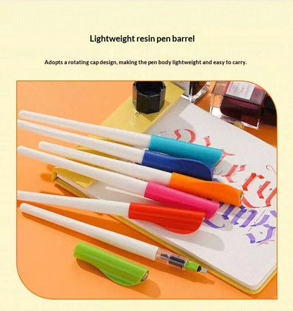 Original PILOT FP3-15-SS Parallel Pen Multi Sizes Flat Tip Calligraphy Fountain Pen Practice Gothic Italic Hand Lettering Suppli