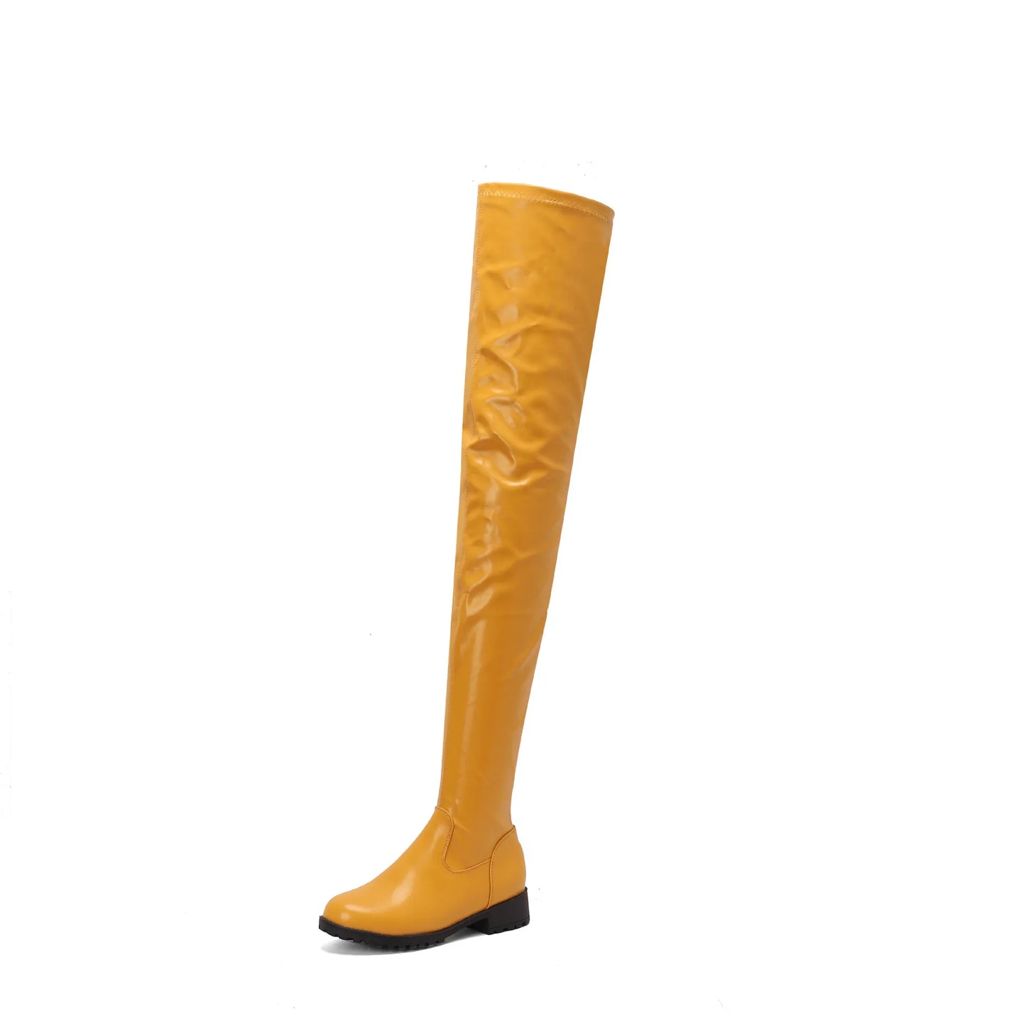 Winter New Plus Size 48 Women's Over The Knee Boots Thick Heel Long Tube Boots Platform Shoes