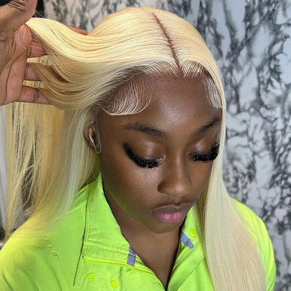613 Honey Blonde Straight 250% 30 40 Inch Human Hair Wigs 13x6 Hd Lace Frontal Wig Brazilian Raw Hair 13x4 Hd Lace Front Wigs
