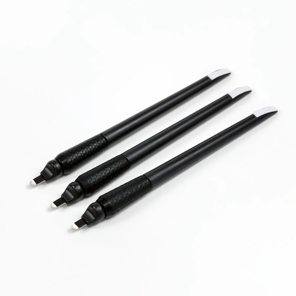 10pcs/Box Disposable Microblading Pen 0.15/0.18mm 18U Microblade Permanent Makeup Eyebrow Tattoo Pen