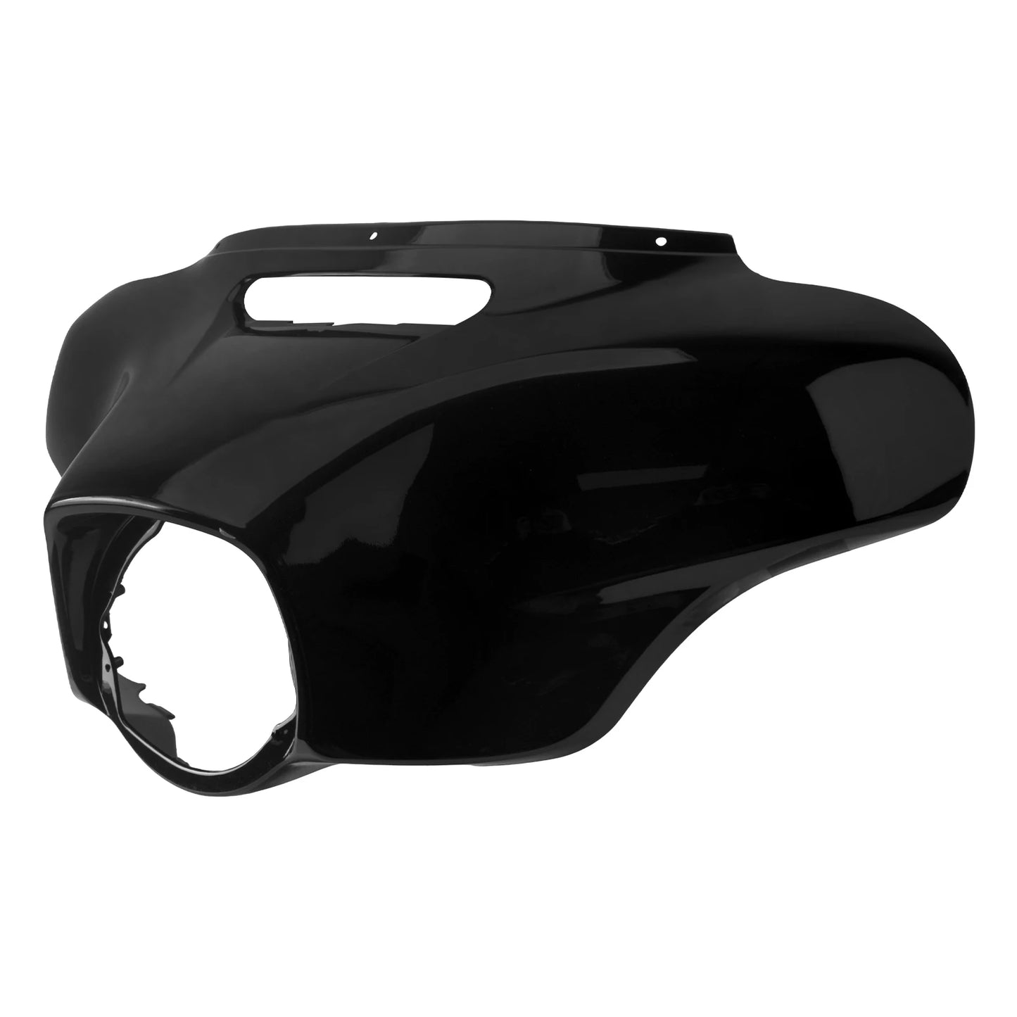 Motorcycle Front Headlight Fairing With LED Light Batwing Outer Cowl Cover For Harley Touring Street Electra Glide Ultra 2014-24