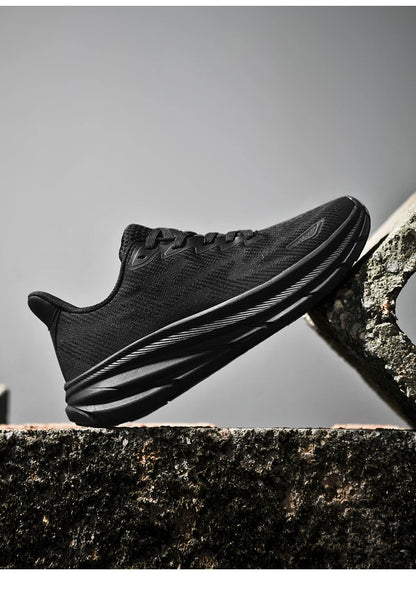 Men's Running Shoes Luxury Shoes Couple Outdoor Sneakers Cushioning Breathable Mesh Off-road Trainer Shoes Race Non-Slip Fashion