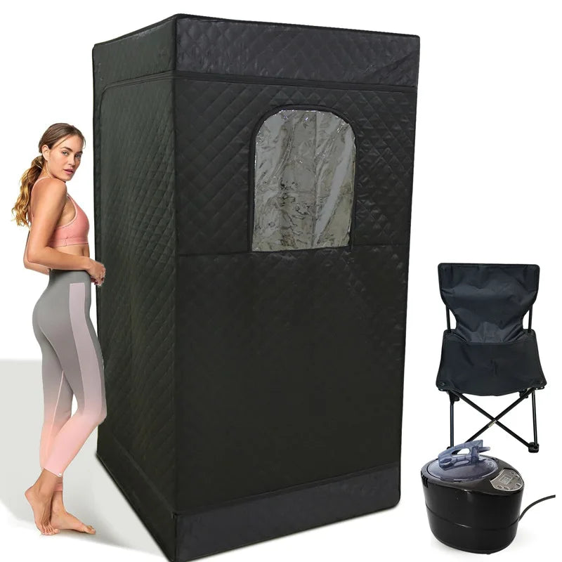 Sauna Room Sweat Steamer Box Household Mobile Folding Sauna Box Sweating Fumigation Dry Steaming Wet Steaming