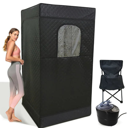 Sauna Room Sweat Steamer Box Household Mobile Folding Sauna Box Sweating Fumigation Dry Steaming Wet Steaming