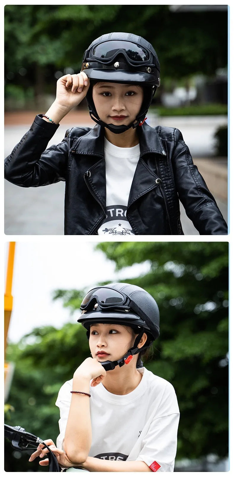 New style safety helmet motorcycle headgear all seasons universal for men and women, warm in autumn and winter,retro half helmet