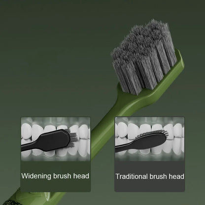 6 PC New Forest Series Soft Adult Toothbrush Gift Box With Wide Head Family Set Light Luxury High-end Toothbrush Teeth Cleaning