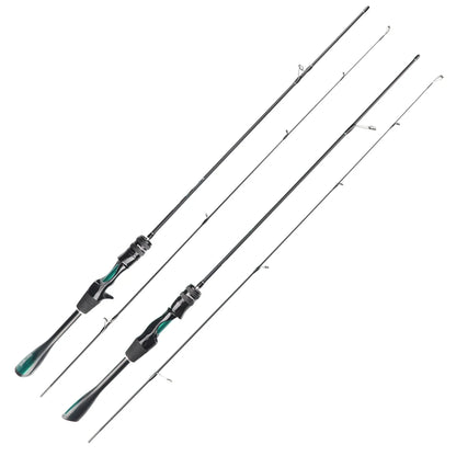 FISHINGFANS ORCA ULTRALIGHT UL SOLID TIP TAPERED HANDLE TROUT LAKE RIVER SPINNING CASTING FISHING ROD