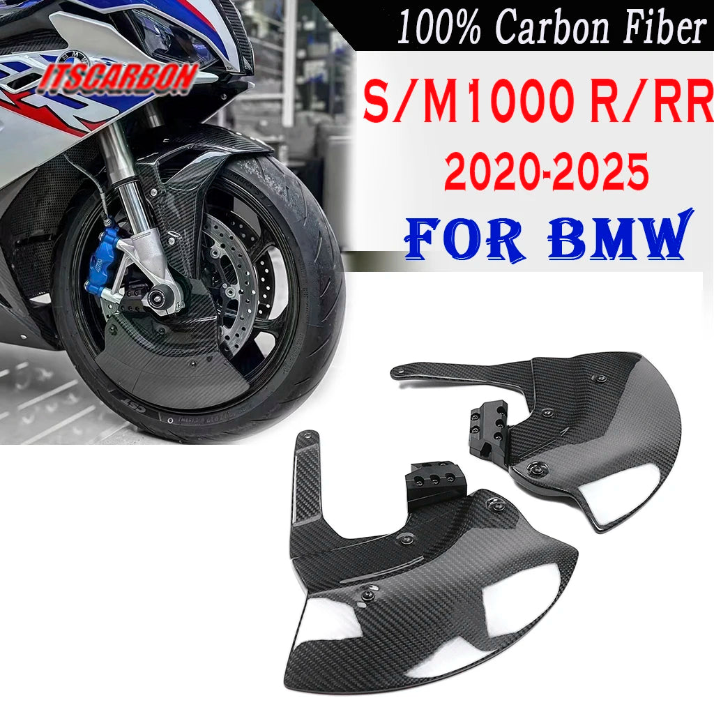 2025 For BMW S1000RR M1000RR 2023 2024 Pure Dry Carbon Fiber Winglets Rear Parts Fenders Tank Cover Fairing Kits