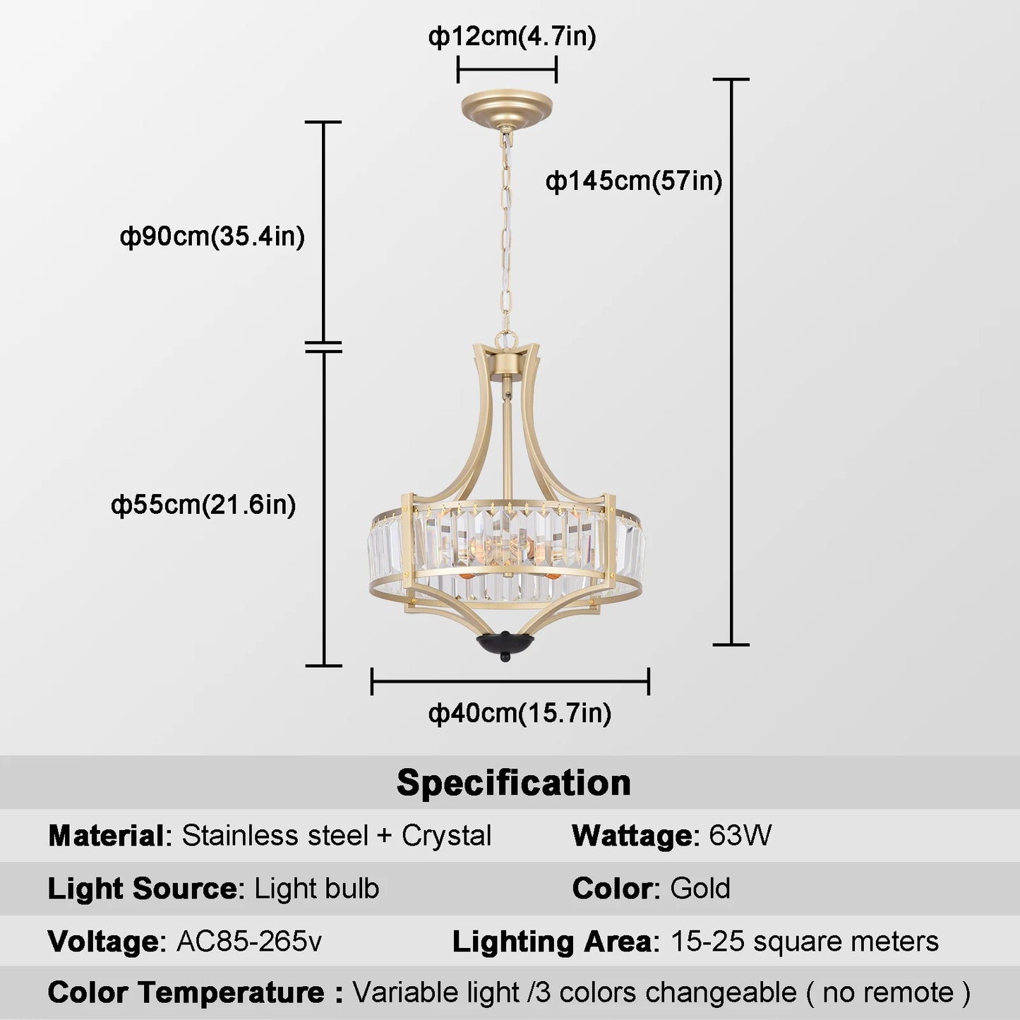VETRULUS Luxury Crystal Pendant Ceiling Lamp  Home Decoration Living Room Bedroom Chandelier Ceiling Light Modern Lighting