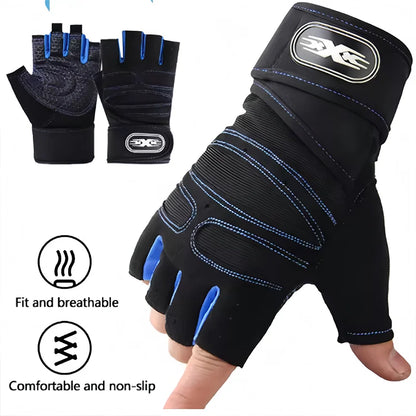 Gym Gloves Fitness Weight Lifting Gloves Body Building Training Sports Exercise Cycling Sport Workout Glove for Men Women