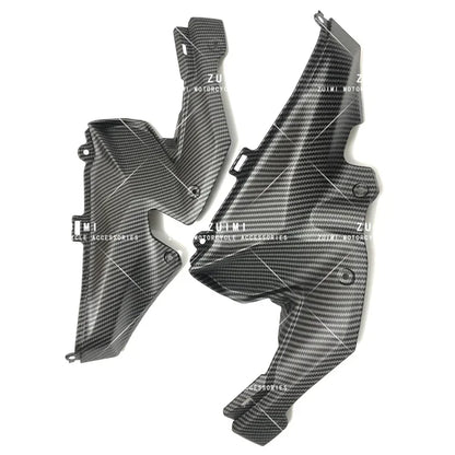 Suitable for carbon fiber Kawasaki Z900 2020-2023 motorcycle key switch cover link plate inner lining plate fairing housing