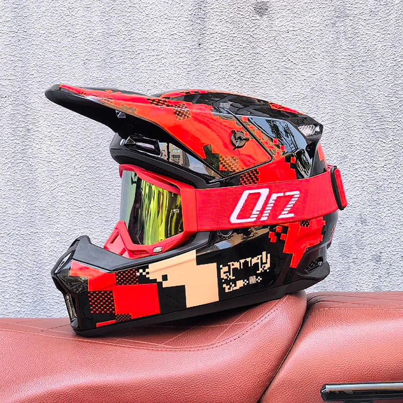 ORZ's new motorcycle off-road helmet, rally helmet, and mountain bike downhill helmet