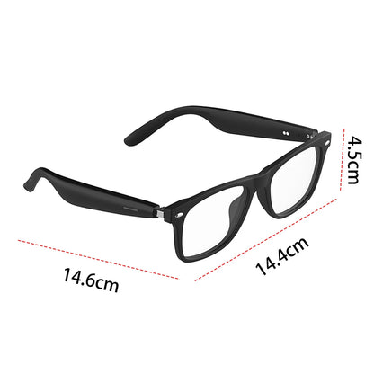 AI Intelligent Translation Glasses Smart Glasses Bluetooth-Compatible Wireless Headset Sunglasses Earphone Glasses for Men Women