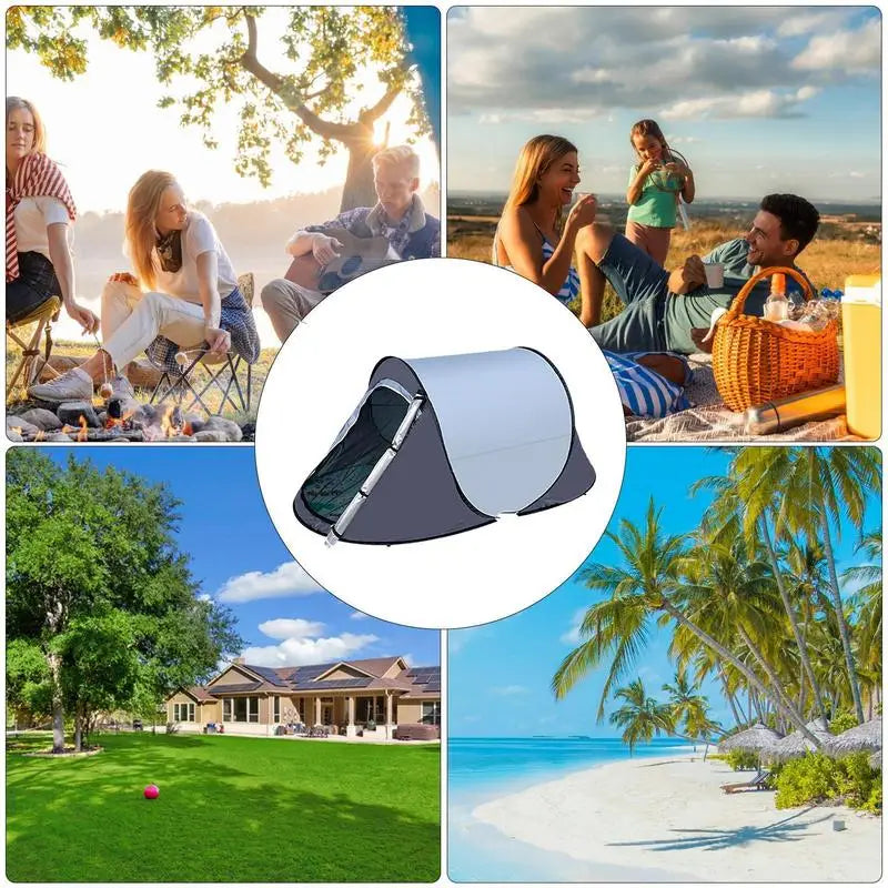 Throw pop up tent 1-2 Person outdoor automatic tents quick-opening family Tent waterproof camping hiking tent outdoor supplies