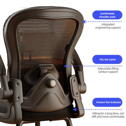 Office Chair Mesh High Back Desk Computer Chairs Dormitory Study Ergonomic Gaming Seats Home Furniture Thickened Seat Cushion