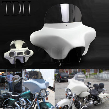 Batwing Fairing Windshield Hardware Kit For Harley Touring Road King FLHR CVO 94-13 Headlight Cowl Deflector Bracket 6x9 Speaker