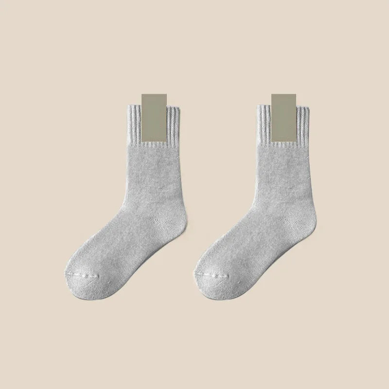 3Pairs Women's Thermal Boot Socks-Thick Warm Soft Cotton Socks for Winter Outdoor Girl Classic Socks Cold Weather Warm Footwear
